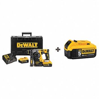 DEWALT Cordless Rotary Hammer Drill w/Battery, 43NF79