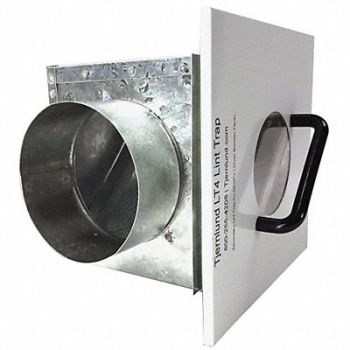 TJERNLUND Inline Secondary Lint Trap 4 in., 43NM10