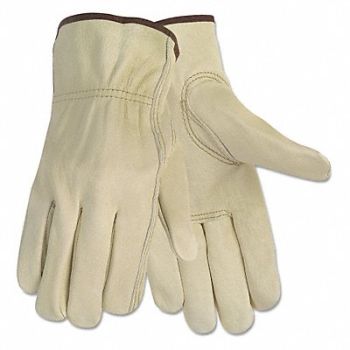 MEMPHIS Gloves Leather Driver Large PK2, 43PF37