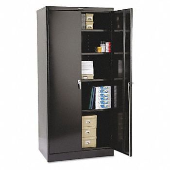 TENNSCO Cabinet Stor 78x36x24 Deluxe Black, 43PZ14