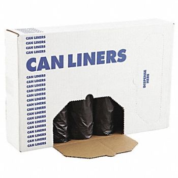 BOARDWALK Can Liner 43x47 Black PK100, 43RP88