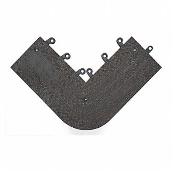 WEARWELL Mat GritShield Corner Bl 6 x15 x15 PK4, 43UN95