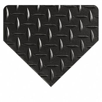 WEARWELL Diamond Plate Switchboard Mat 3ft x 75ft, 43UV07