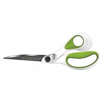 WESTCOTT Scissors 9 Bent Handle Carbo Titanium, 43VZ83