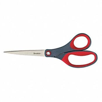SCOTCH Precision Scissors 8 Red/Gray, 43WA19