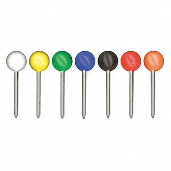 ADVANTUS Maptack Standard Assorted PK100, 43WF26