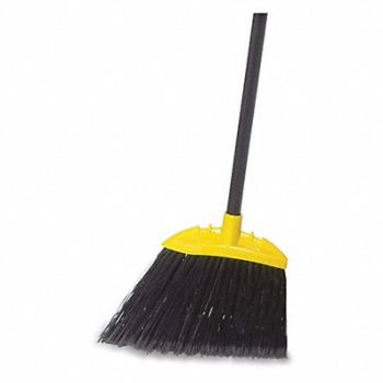 RUBBERMAID COMMERCIAL PRODUCTS Angle Broom w/Metal Handle Black, 43WX01