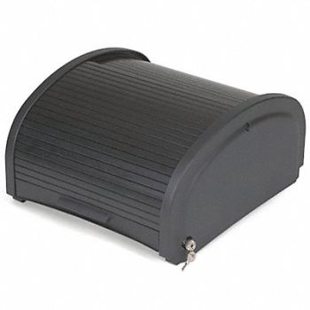 RUBBERMAID COMMERCIAL PRODUCTS Locking Security Hood 9 1/2 in L Black, 43WX10