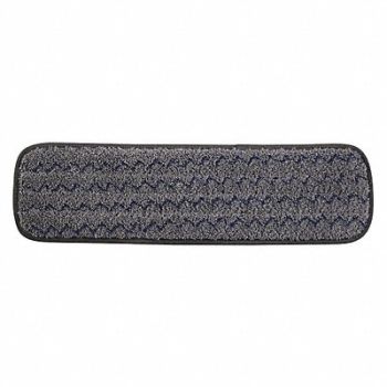 RUBBERMAID COMMERCIAL PRODUCTS Mop Pad Gray Microfiber, 43WX29