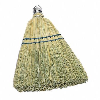 RUBBERMAID COMMERCIAL PRODUCTS Corn Broom No Handle Handle L 8 in Face, 43WX80