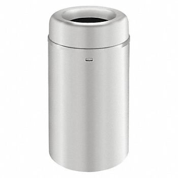 RUBBERMAID COMMERCIAL PRODUCTS Trash Can 30 gal 35-3/4 H Natural, 43WY88