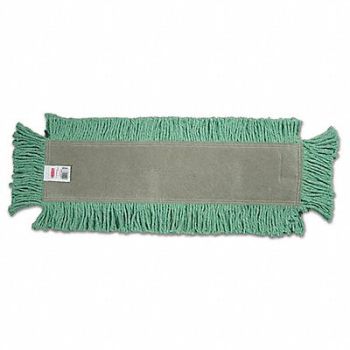 RUBBERMAID COMMERCIAL PRODUCTS Disposable Dust Mop Green Cotton, 43XA28