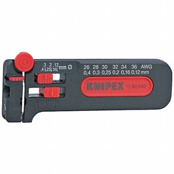 KNIPEX Precision Mini Wire Stripper 26 to 36AWG, 43XE66