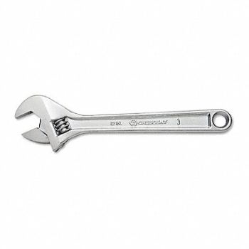 CRESCENT Adjustable Wrench 12 Chrome Carded, 43XJ67