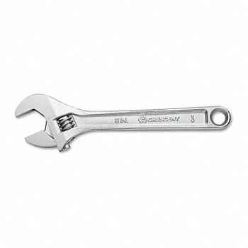 CRESCENT Adjustable Wrench 8 Chrome Carded, 43XJ69