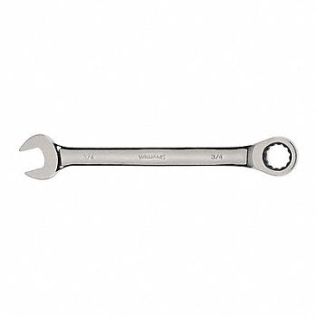WILLIAMS Combo Ratchet Wrench 9/16 Hi-Polish, 58XD02