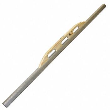 KRAFT TOOL Concrete Straightedge Sq/Rnd 2x72 in Mag, 43Y481