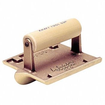 KRAFT TOOL Concrete Groover Bronze/Wood 1/4 Radius, 43Y484