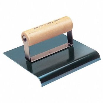 KRAFT TOOL Sidewalk Edger Blue Stl/Wood 5/8 Radius, 43Y522