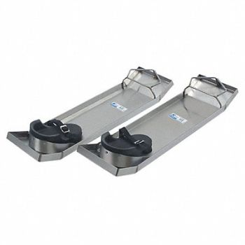 KRAFT TOOL Concrete Slider Knee Board Stainless Pr, 43Y535