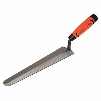 KRAFT TOOL Duck Bill Trowel Square 2 x 10 in Steel, 43Y558