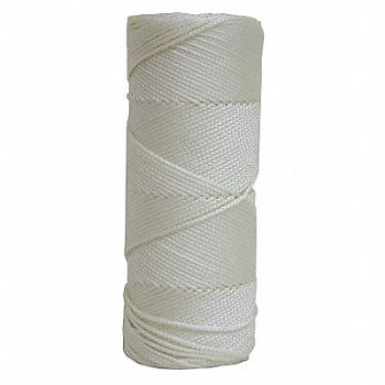 KRAFT TOOL Masons Line 500 ft Braided Nylon White, 43Y571