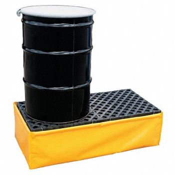 ULTRATECH Drum Spill Containment Pallet No Drain, 43Y748