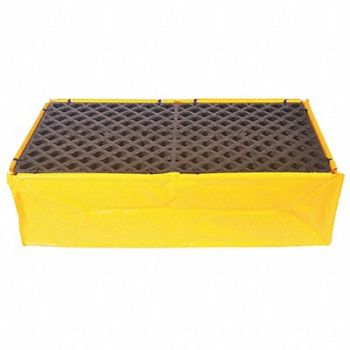 ULTRATECH Drum Spill Containment Pallet W/Drain, 43Y749