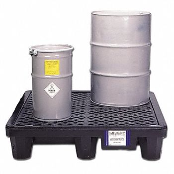 ULTRATECH Ultra-Spill Pallet P4-3000 With Drain, 43Y761