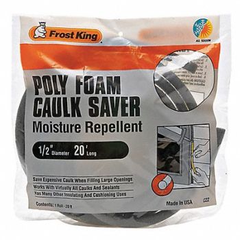 FROST KING Weatherstrip 20 ft Gray, 43Y837