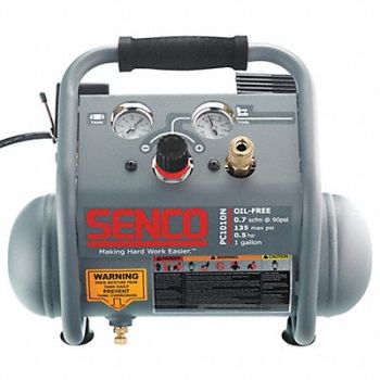 SENCO Finish/Trim Air Compressor 1 gal 1/2 HP, 43YN52