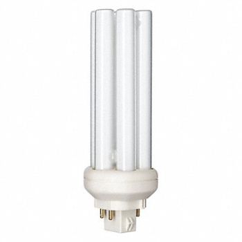 PHILIPS Plug-In CFL Bulb 4100K 32W 16 000 hr, 492Z26