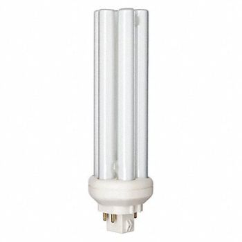 PHILIPS Plug-In CFL Bulb 4100K 42W 20 000 hr, 492Z29