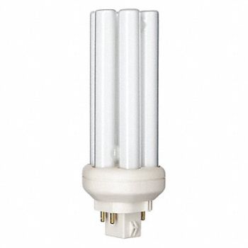 PHILIPS Plug-In CFL Bulb 3500K 26W 16 000 hr, 492Z21