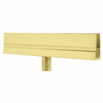LAWRENCE METAL Sign Bracket Satin Brass, 43Z013