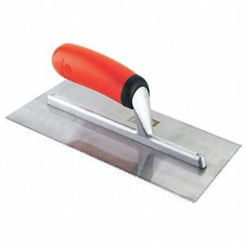 ROBERTS Trowel Sq 4-1/2 x 11 in Steel/Cushioned, 43Z135