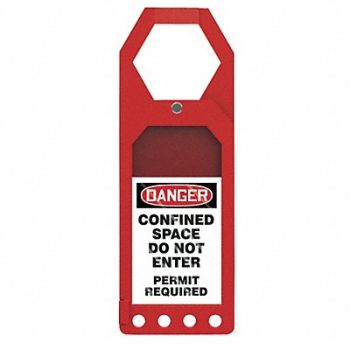 ACCUFORM Status Alert Tag Holder 10in H 3 1/2in W, 43Z248