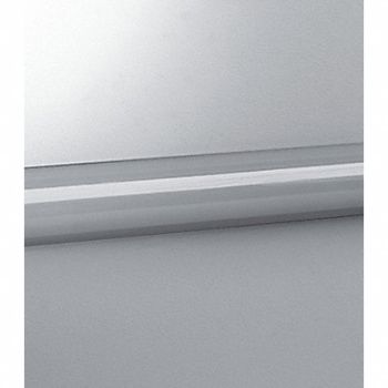 PAWLING CORP H3456 Bumper Rail Silver-Gray 144In, 43Z554