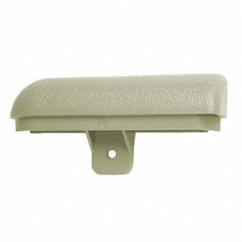 PAWLING CORP H3609 End Cap Ivory 4 x 3/4In Right, 43Z893