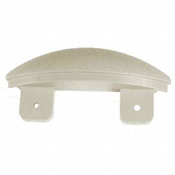 PAWLING CORP H3615 End Cap Ivory 5 x 1-1/16In, 43Z942