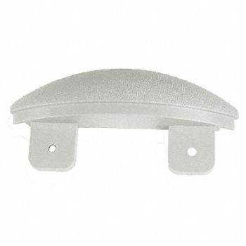 PAWLING CORP H3615 End Cap Linen White 5 x 1-1/16In, 43Z948