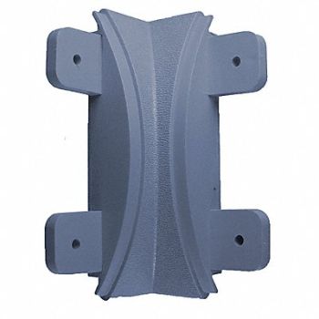 PAWLING CORP End Cap 1-1/16 x 5 In Windsor Blue, 43Z965