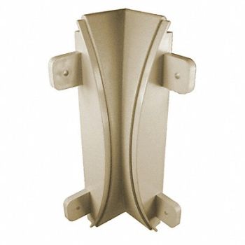 PAWLING CORP Inside Corner 1-3/4 x 8 In Tan Screw In, 43Z983