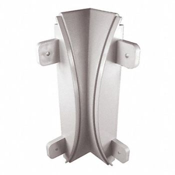 PAWLING CORP Inside Corner 1-3/4 x 8 In Silver-Gray, 43Z986