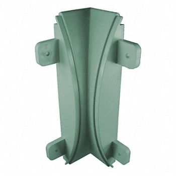 PAWLING CORP Inside Corner 1-3/4 x 8 In Teal Screw In, 43Z987