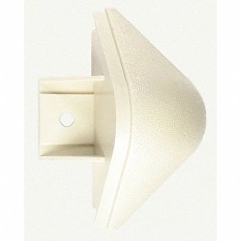 PAWLING CORP End Cap Ivory 4-1/8In, 43Z990