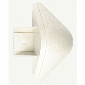 PAWLING CORP End Cap Eggshell 4-1/8In, 43Z993