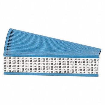 BRADY Wire Markers Legend L3 Black/White PK25, 43ZG50