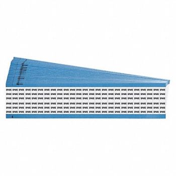 BRADY Wire Markers Legend SPARE Blk/Wht PK25, 43ZG63