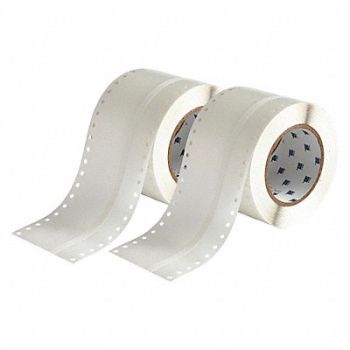 BRADY Dot Matrix Labels 0.310 x 165 ft Wht, 43ZK33